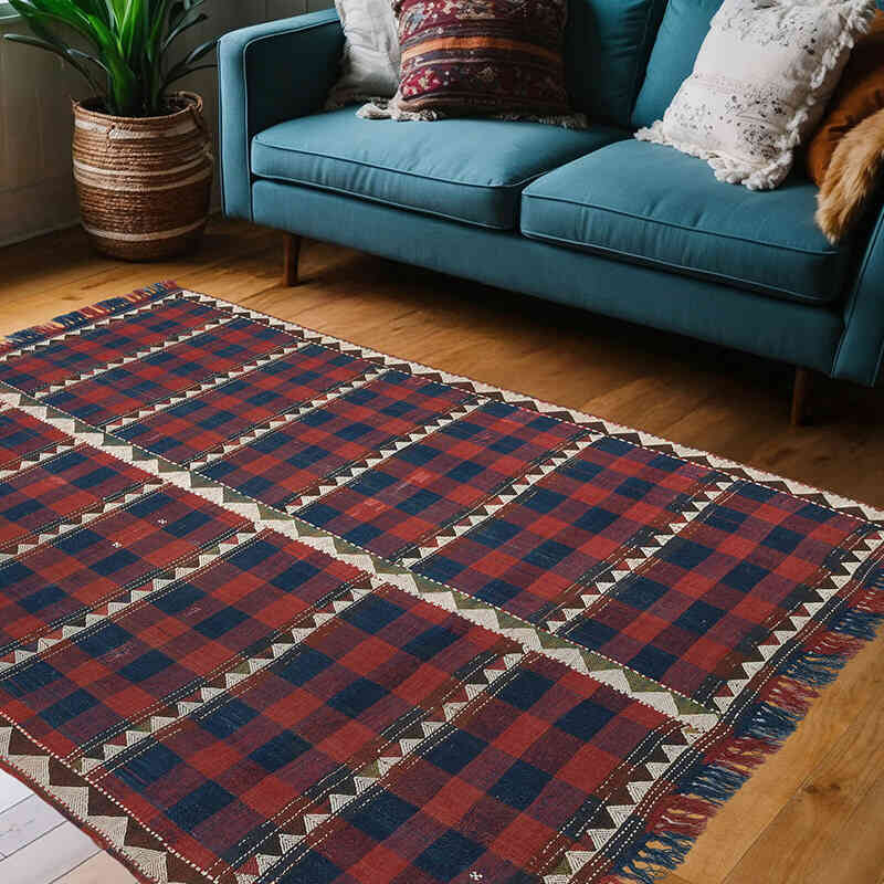 Antika Kafkas Verneh Kilimi - 160 cm x 220 cm - K0068454