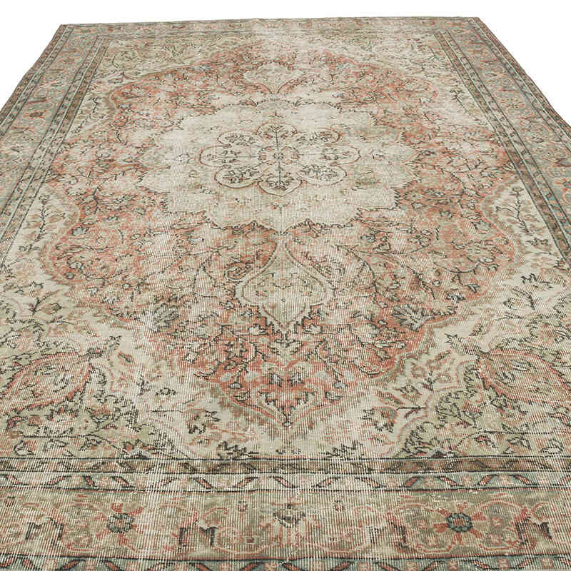 Vintage Turkish Hand-Knotted Rug - 6' 6" x 9' 10" (78" x 118") - K0068458