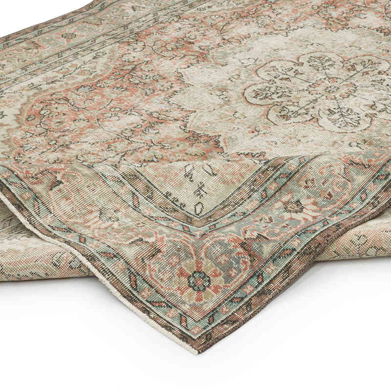 Vintage Turkish Hand-Knotted Rug - 6' 6" x 9' 10" (78" x 118") - K0068458