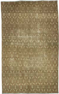 Vintage Turkish Hand-Knotted Rug - 6' 2" x 9' 10" (74" x 118")