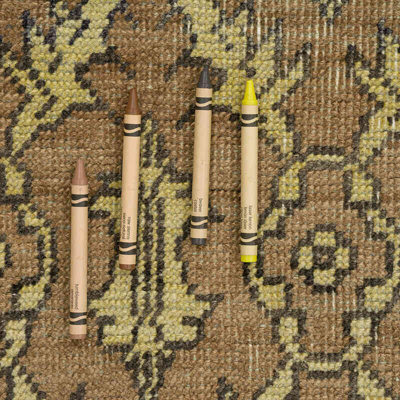Vintage Turkish Hand-Knotted Rug - 6' 2" x 9' 10" (74" x 118") - K0068461