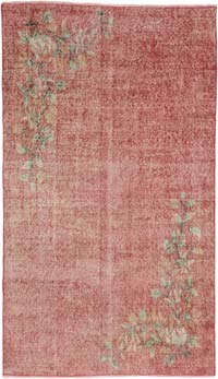 Vintage Turkish Hand-Knotted Rug - 115 cm x 200 cm