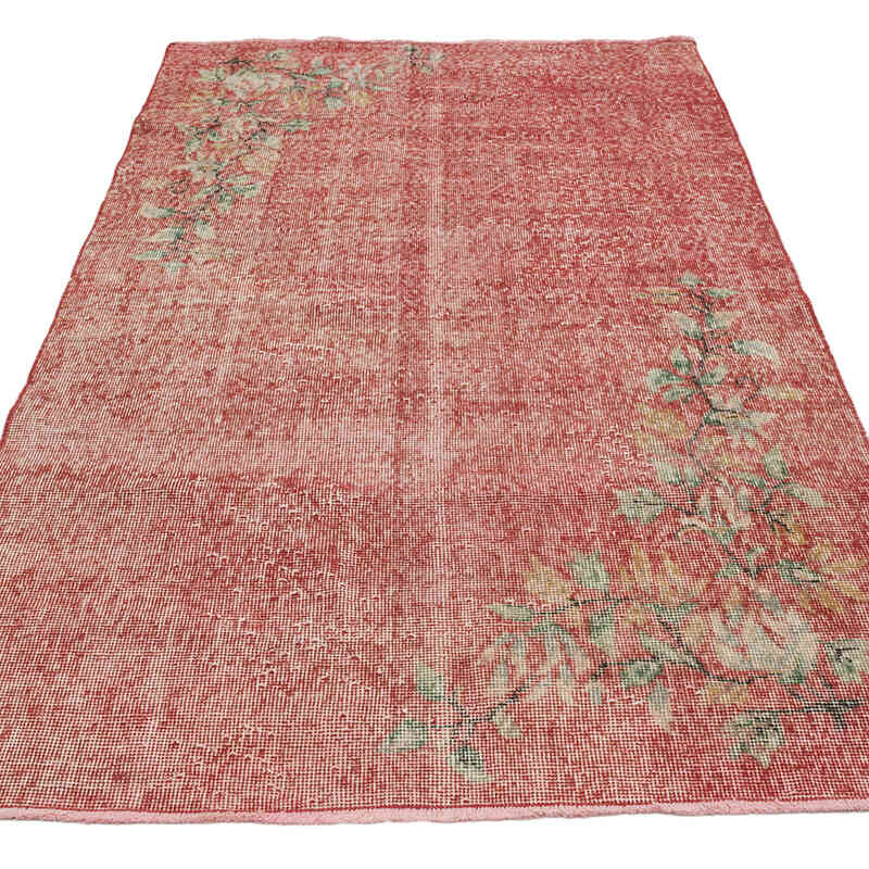 Alfombra Vintage Turca Anudada a Mano - 115 cm x 200 cm - K0068471