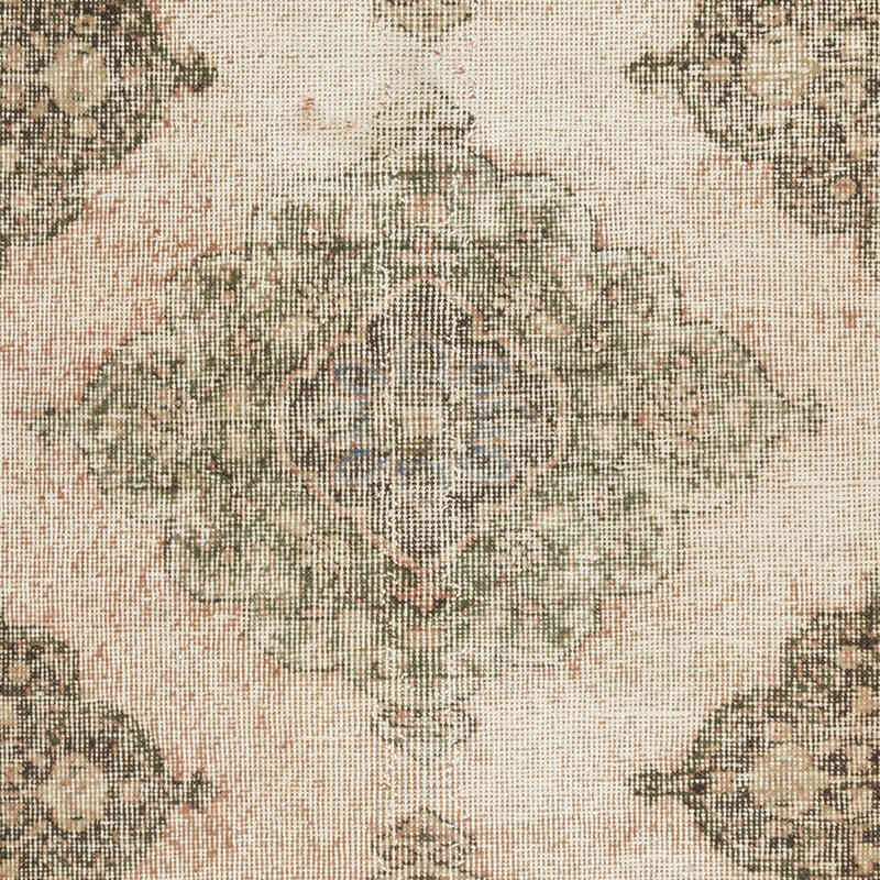 Alfombra Vintage Turca Anudada a Mano - 104 cm x 193 cm - K0068485
