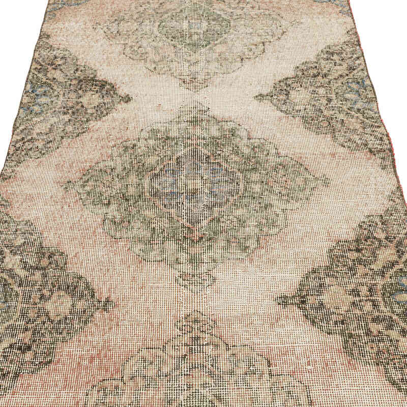 Alfombra Vintage Turca Anudada a Mano - 104 cm x 193 cm - K0068485