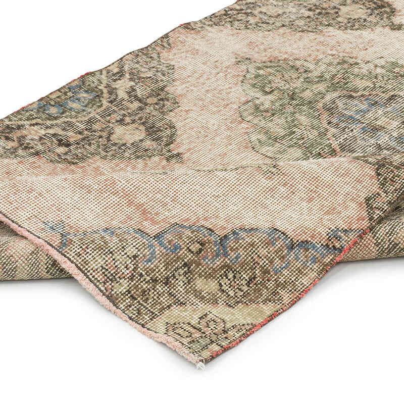 Alfombra Vintage Turca Anudada a Mano - 104 cm x 193 cm - K0068485
