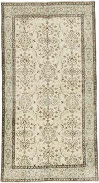 El Dokuma Vintage Halı - 113 cm x 208 cm