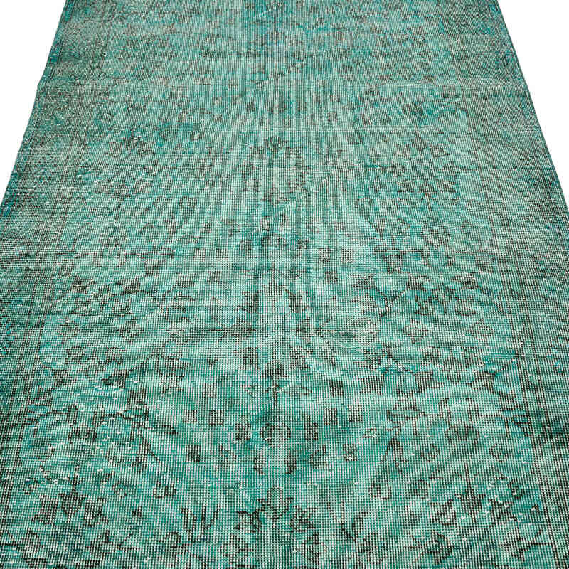Over-dyed Vintage Hand-Knotted Turkish Rug - 3' 10" x 6' 10" (46" x 82") - K0068498