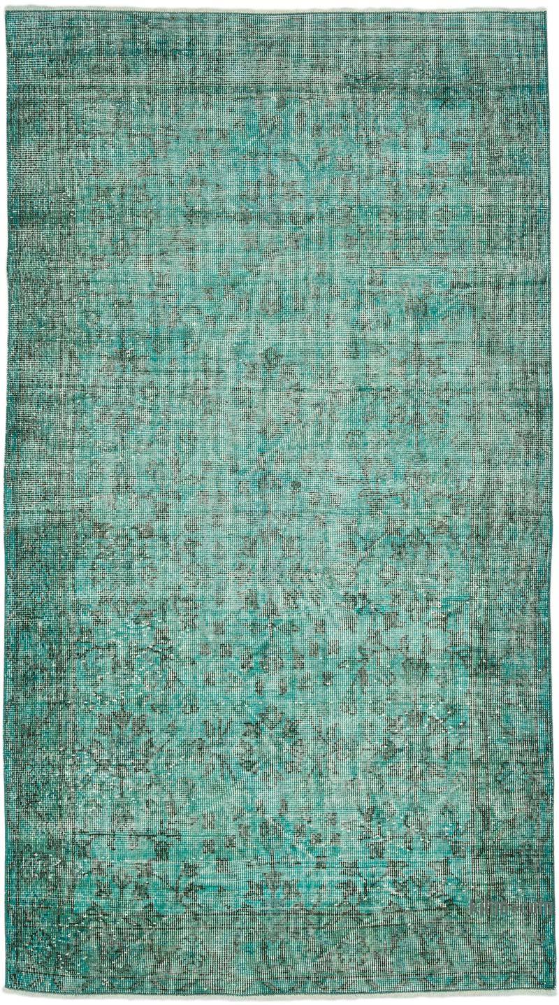 Over-dyed Vintage Hand-Knotted Turkish Rug - 3' 10" x 6' 10" (46" x 82") - K0068498