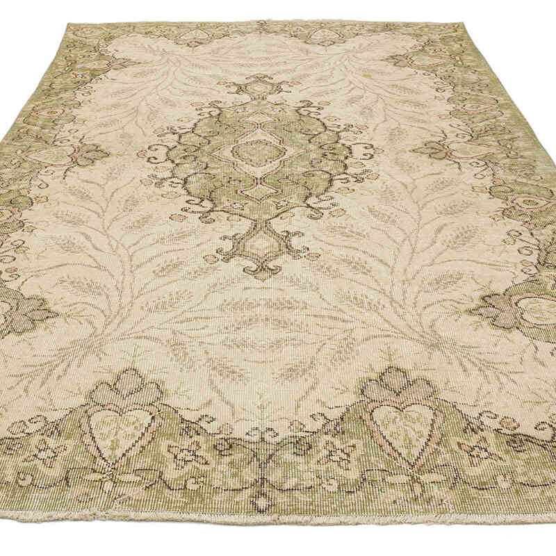 Alfombra Vintage Turca Anudada a Mano - 166 cm x 270 cm - K0068505