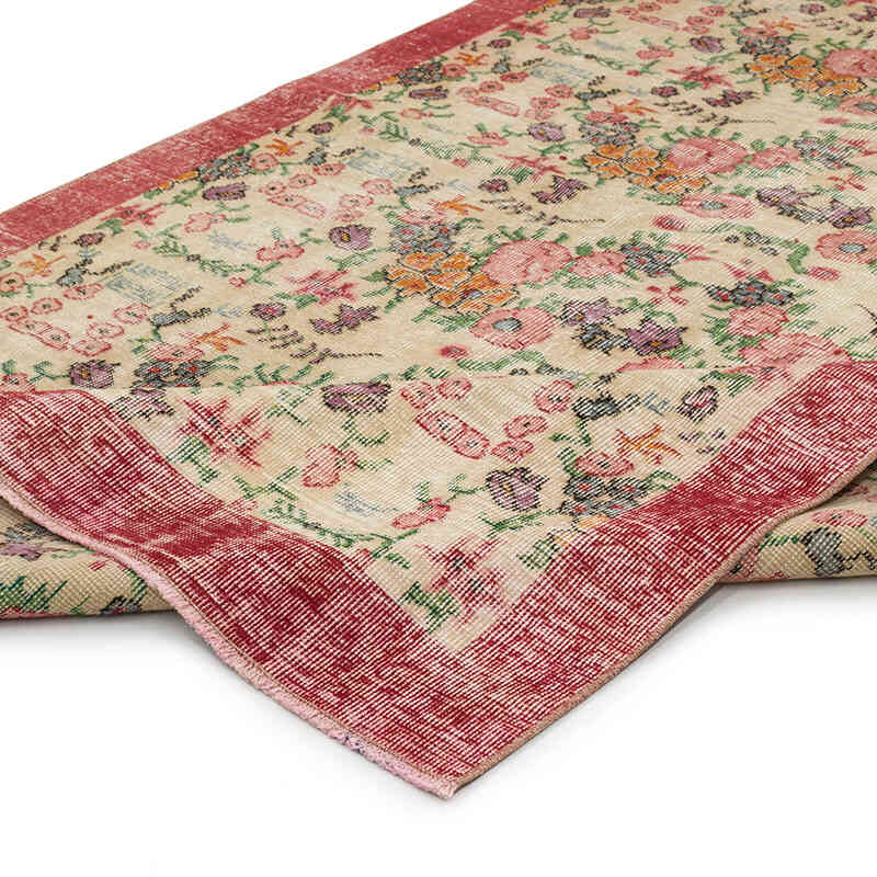 Alfombra Vintage Turca Anudada a Mano - 154 cm x 270 cm - K0068506