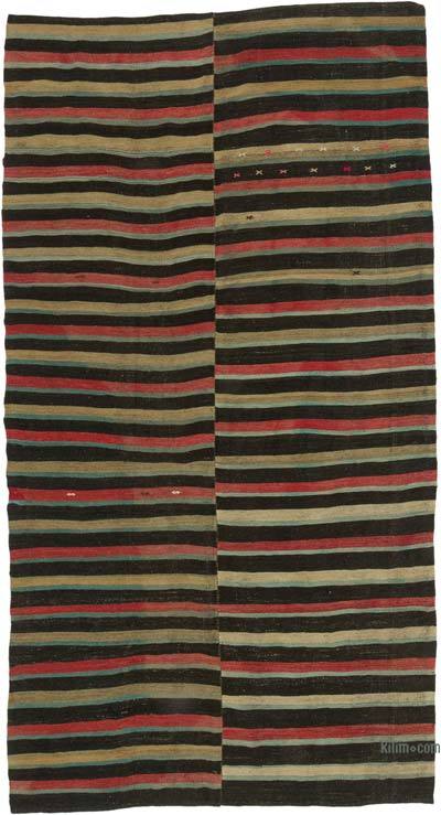 Vintage Anatolian Kilim Rug - 6' 11" x 12' 10" (83" x 154")