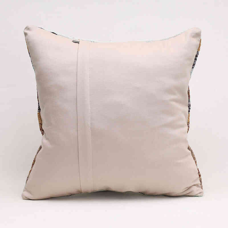 Kilim Pillow Cover - 1' 4" x 1' 4" (16" x 16") - K0068588