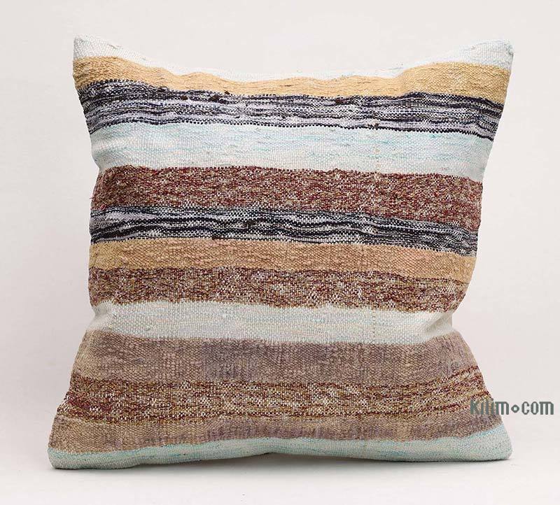 Kilim Pillow Cover - 1' 4" x 1' 4" (16" x 16") - K0068588