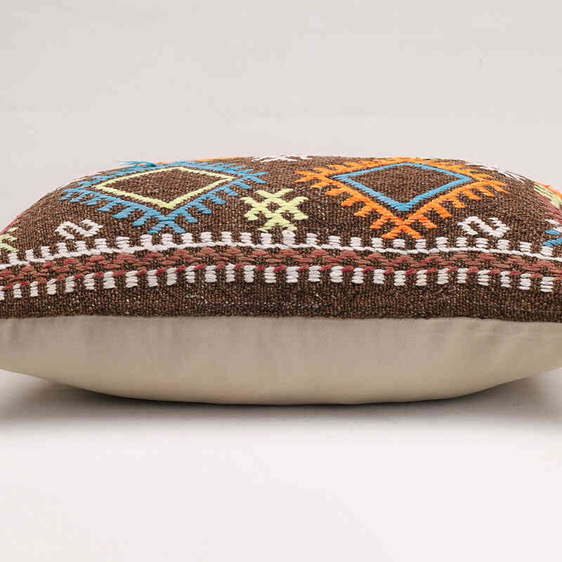Kilim Yastık Kılıfı - 60 cm x 40 cm - K0068650