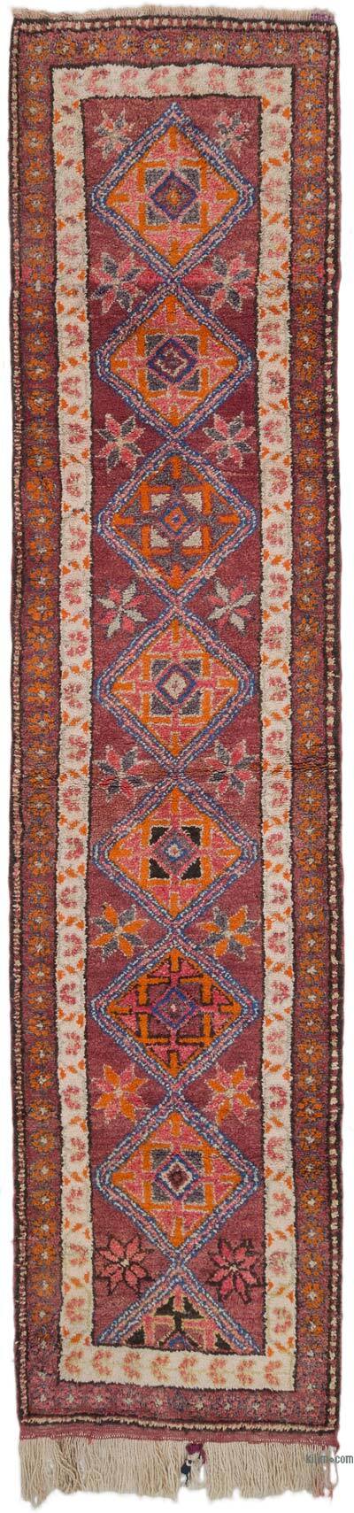 Alfombra Vintage de pasillo - 84 cm x 352 cm