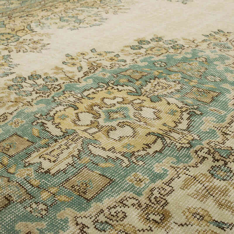 Alfombra Vintage Turca Anudada a Mano - 214 cm x 331 cm - K0068776