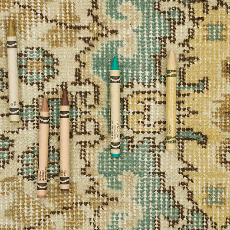 Alfombra Vintage Turca Anudada a Mano - 214 cm x 331 cm - K0068776