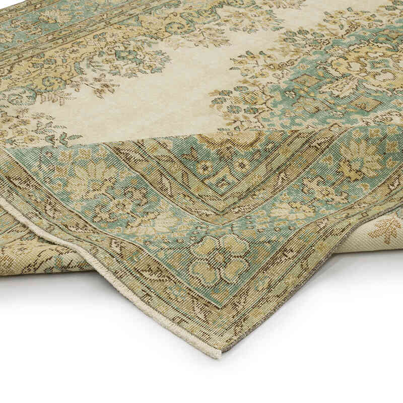 Alfombra Vintage Turca Anudada a Mano - 214 cm x 331 cm - K0068776