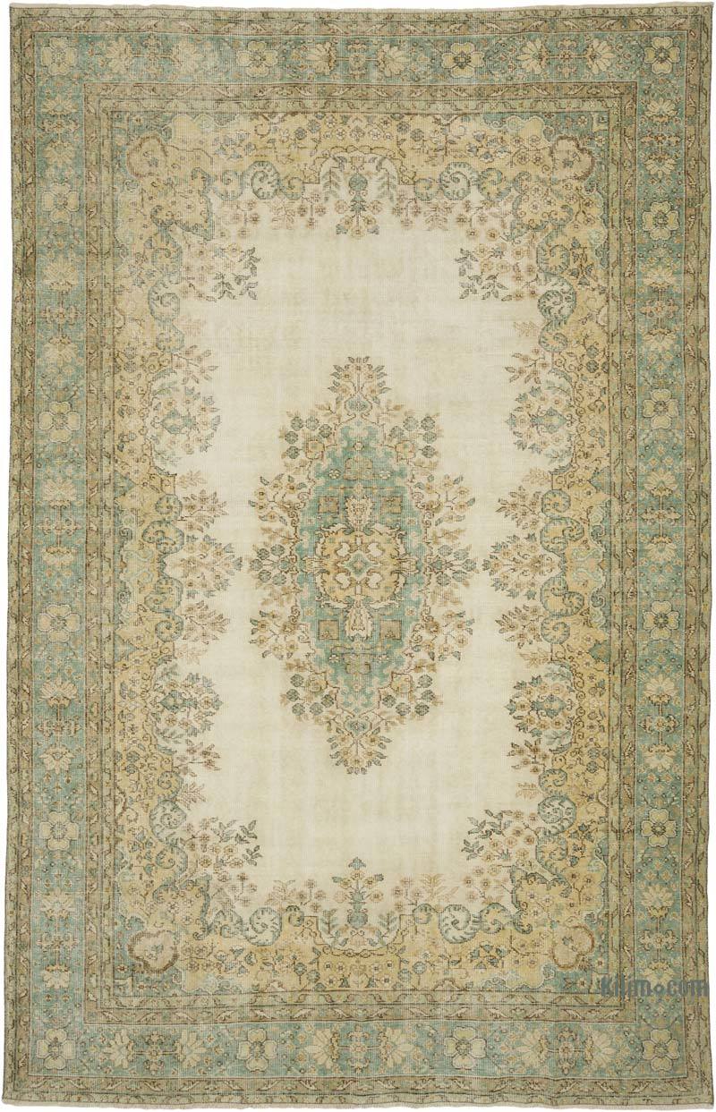 Alfombra Vintage Turca Anudada a Mano - 214 cm x 331 cm - K0068776
