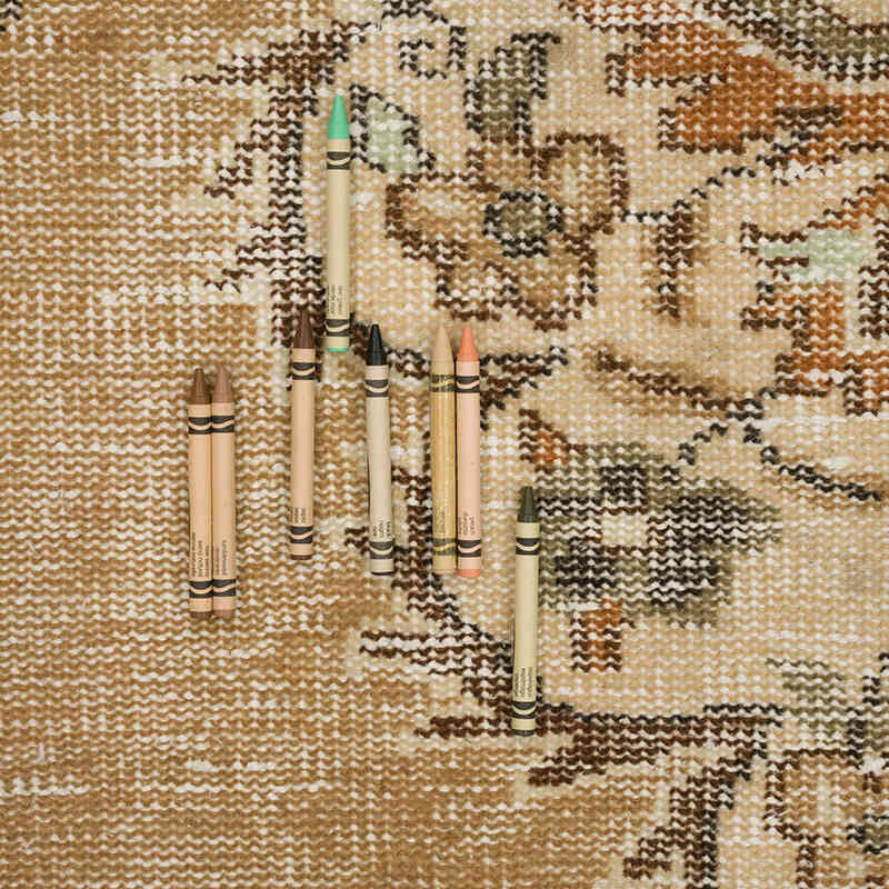 Alfombra Vintage Turca Anudada a Mano - 170 cm x 290 cm - K0068781