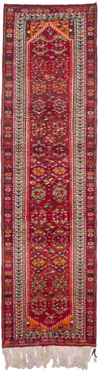 Alfombra Vintage de pasillo - 100 cm x 361 cm