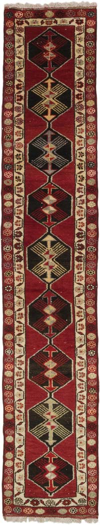 Vintage Tribal Runner Rug - 2' 10" x 14' 10" (34" x 178")