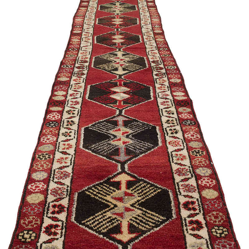 Alfombra Vintage de pasillo - 87 cm x 453 cm - K0068784