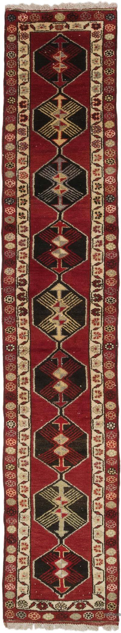 Alfombra Vintage de pasillo - 87 cm x 453 cm