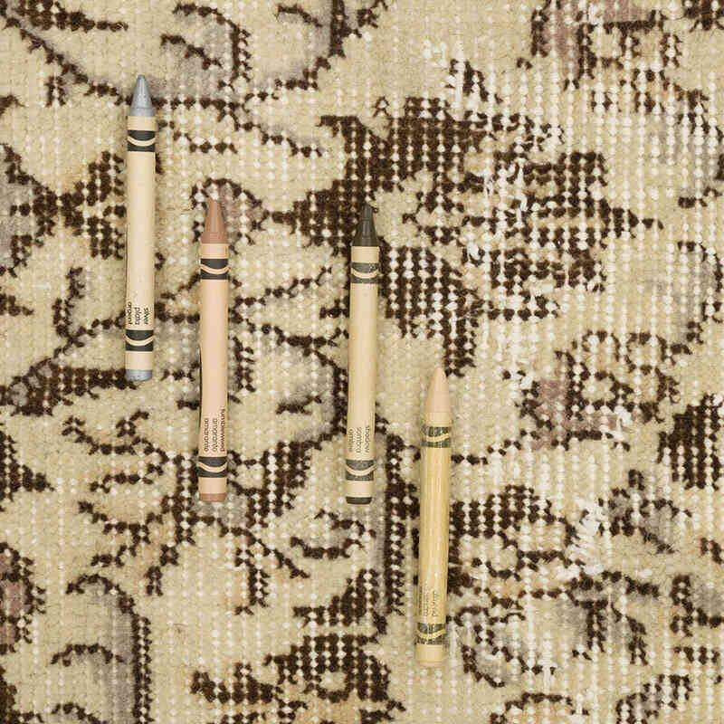 Alfombra Vintage Turca Anudada a Mano - 116 cm x 211 cm - K0068797