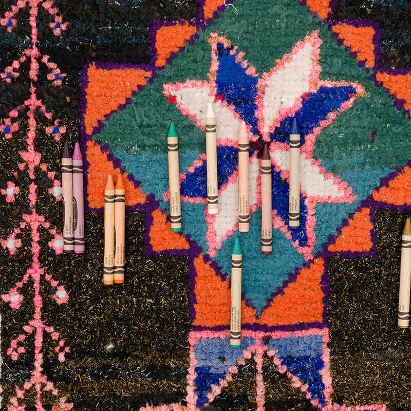 Alfombra Vintage de pasillo - 77 cm x 337 cm - K0068798