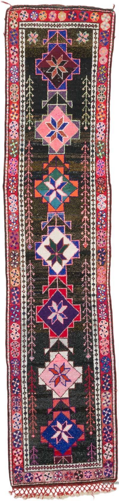 Alfombra Vintage de pasillo - 77 cm x 337 cm