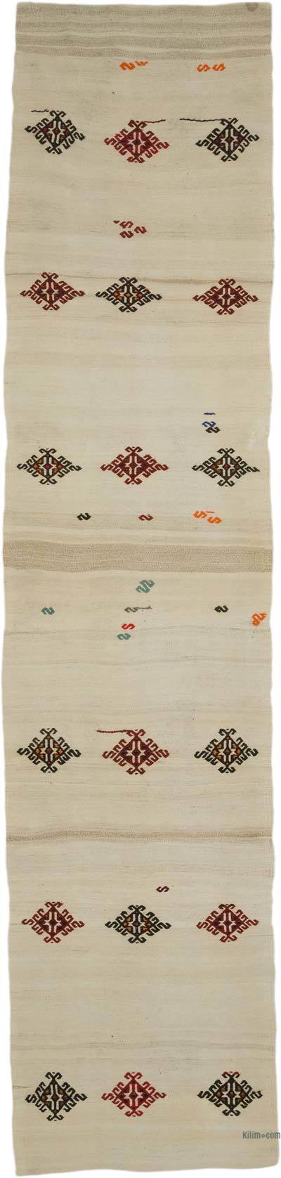 Corredor Vintage Anatolian Kilim - 77 cm x 337 cm