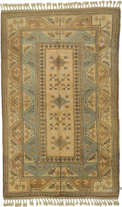El Dokuma Vintage Halı - 154 cm x 246 cm