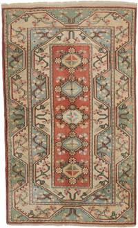 Alfombra Vintage Turca Anudada a Mano - 120 cm x 197 cm