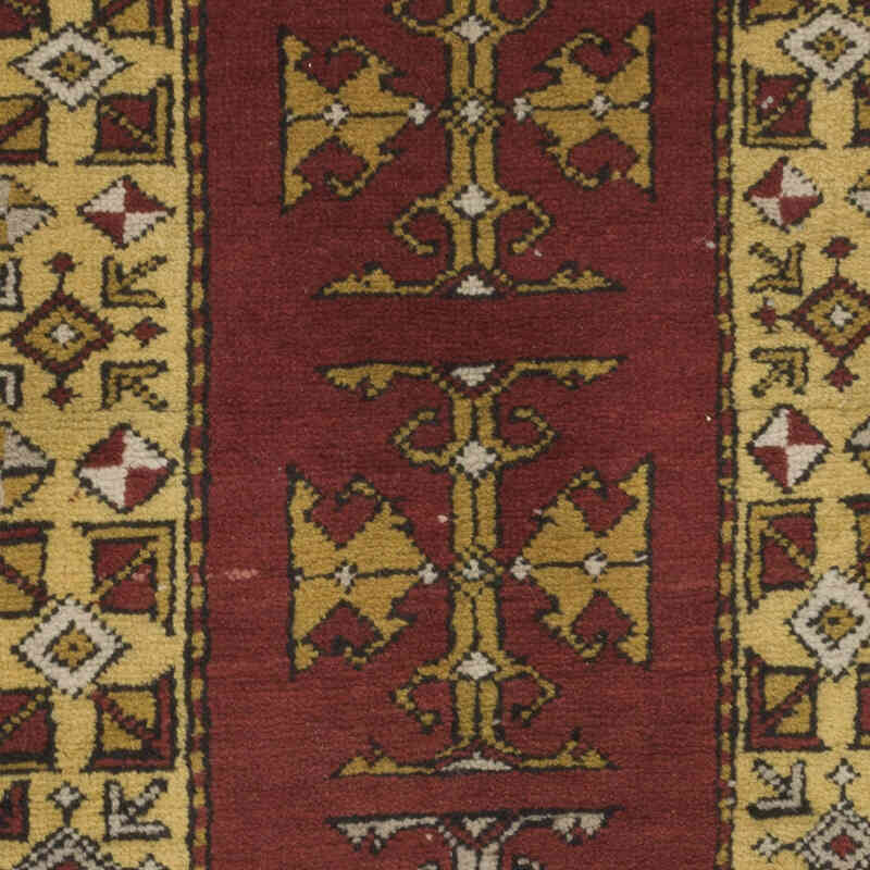 Alfombra Vintage Turca Anudada a Mano - 56 cm x 112 cm - K0068817
