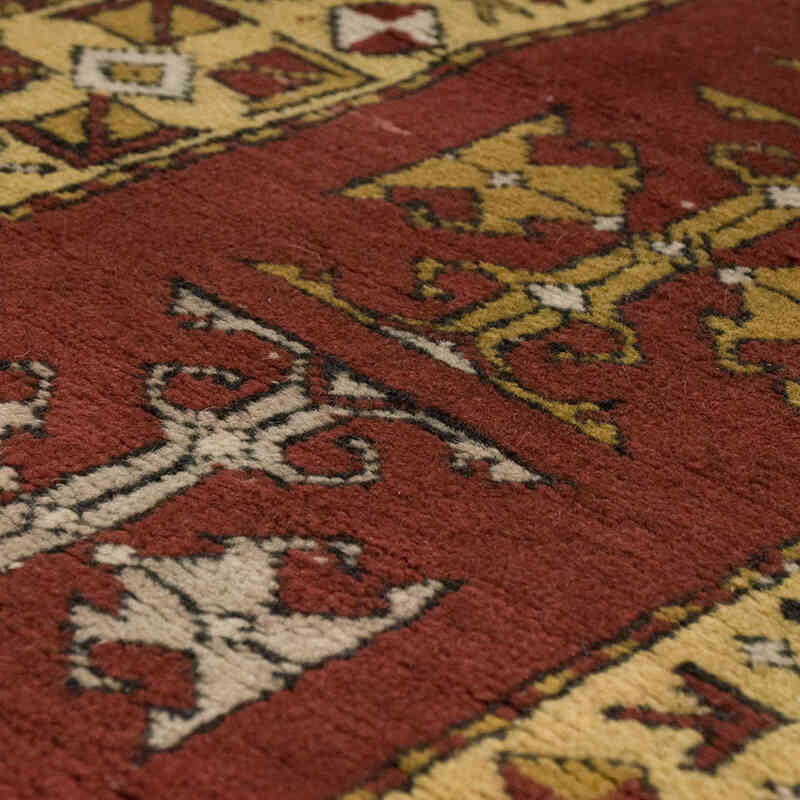 Alfombra Vintage Turca Anudada a Mano - 56 cm x 112 cm - K0068817