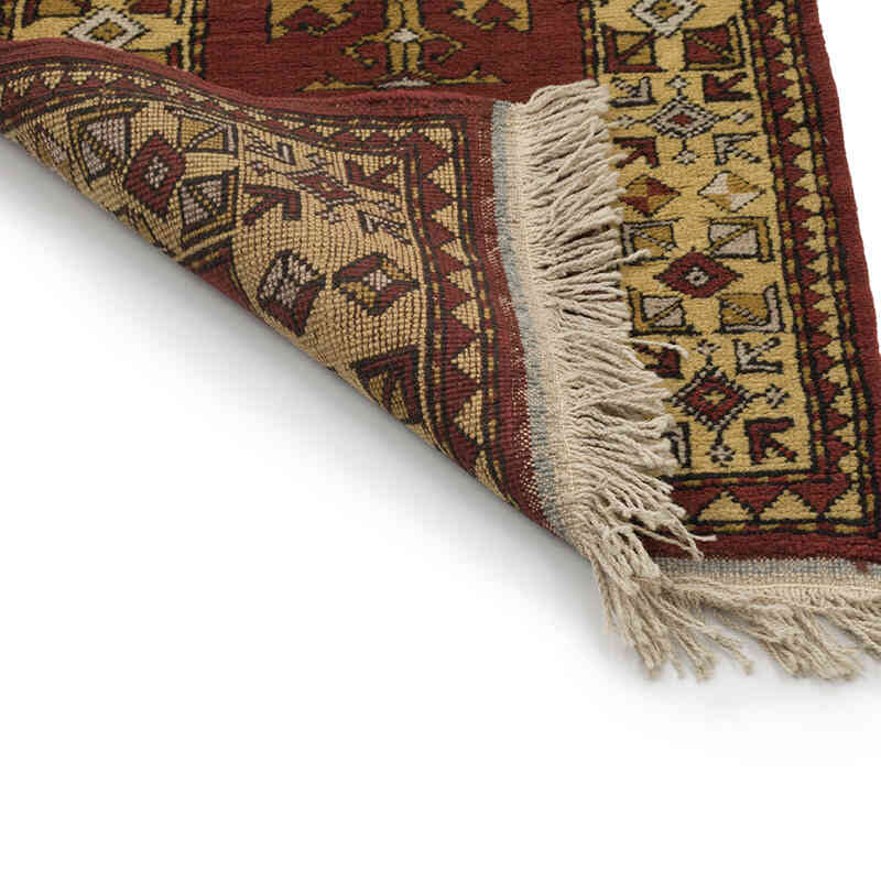 Alfombra Vintage Turca Anudada a Mano - 56 cm x 112 cm - K0068817