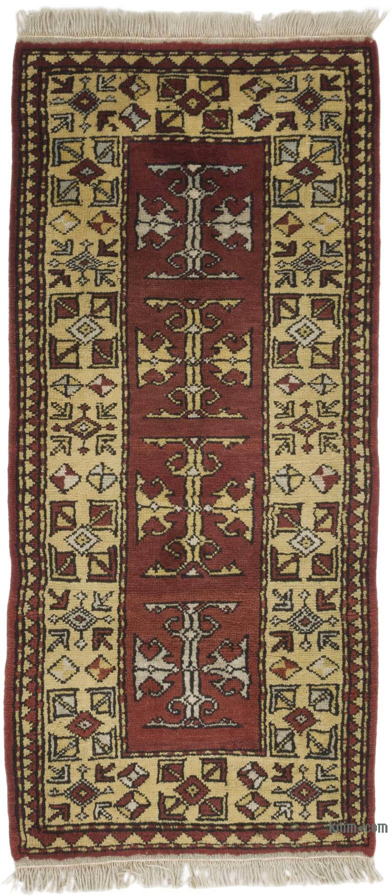 El Dokuma Vintage Hali - 57 cm x 125 cm - K0068818
