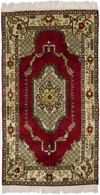 Vintage Turkish Hand-Knotted Rug - 5' 8" x 10' 2" (68" x 122")