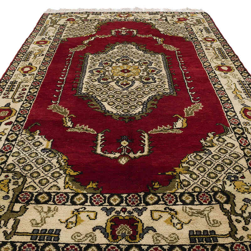Alfombra Vintage Turca Anudada a Mano - 173 cm x 311 cm - K0068822