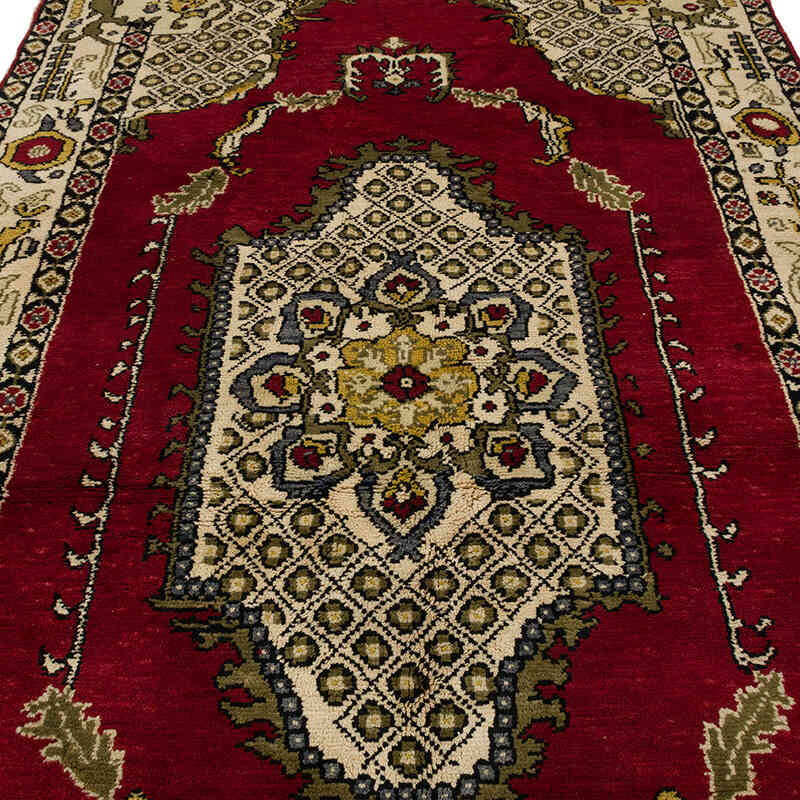 Alfombra Vintage Turca Anudada a Mano - 173 cm x 311 cm - K0068822