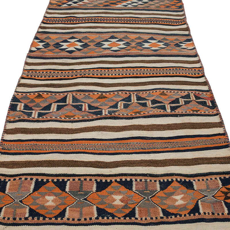 Vintage Anadolu Herki Kilim Yolluk - 110 cm x 340 cm - K0068824