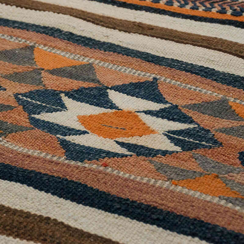 Vintage Anadolu Herki Kilim Yolluk - 110 cm x 340 cm - K0068824