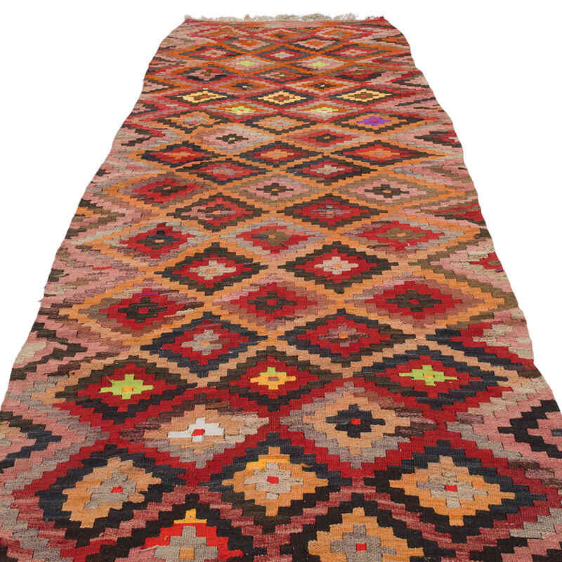 Vintage Anadolu Kilim Yolluk - 114 cm x 330 cm - K0068826