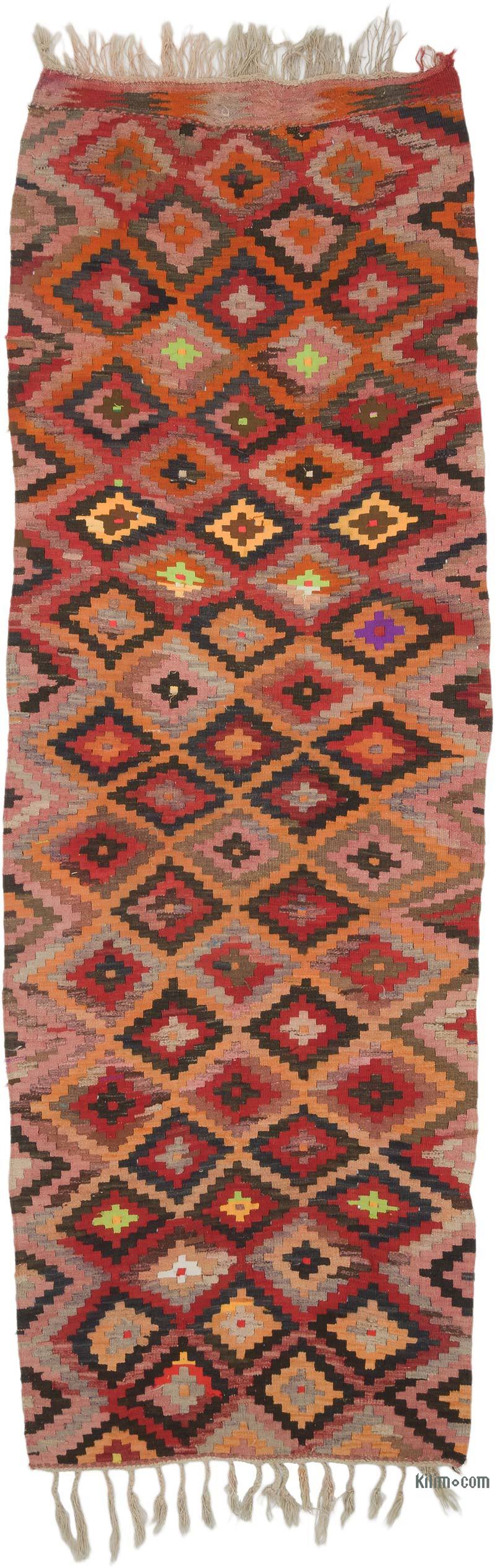 Vintage Anadolu Kilim Yolluk - 114 cm x 330 cm - K0068826