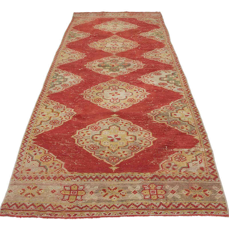 Alfombra Turca Vintage De Pasillo - 102 cm x 300 cm - K0068827