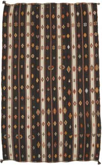 Vintage Anatolian Kilim Rug - 6' 7" x 10' 4" (79" x 124")