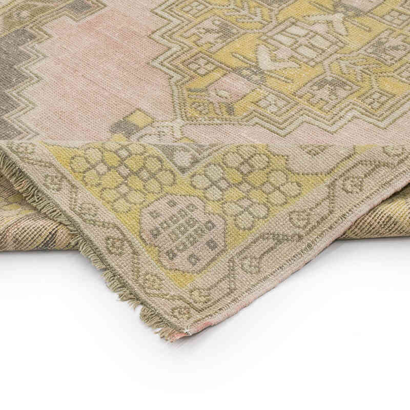 Alfombra Vintage Turca Anudada a Mano - 121 cm x 211 cm - K0068837