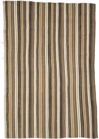 Vintage Anatolian Kilim Rug - 5' 10" x 8' 5" (70" x 101")